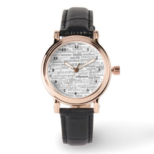 Montre Surveillance multilangue du texte de santé