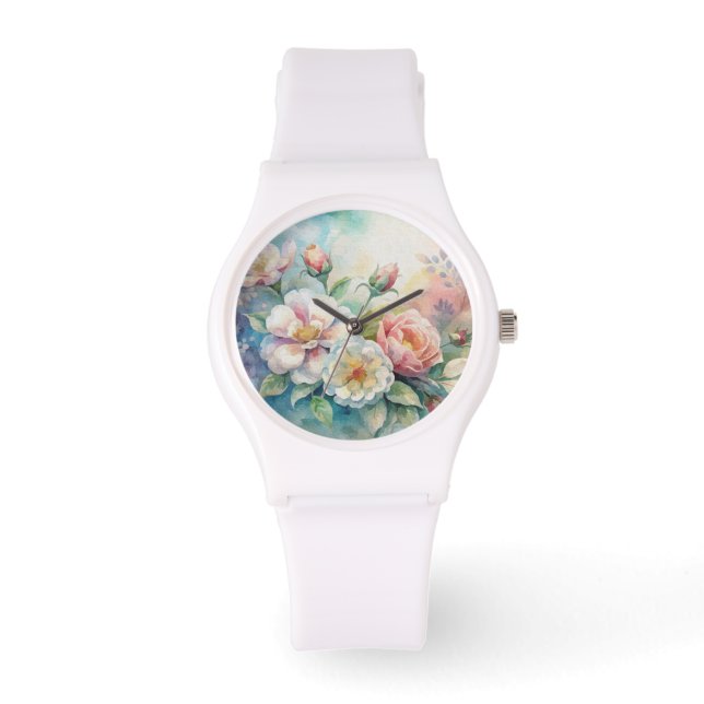 Montre Surveillance rose (Recto)