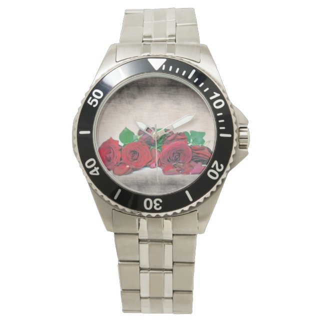 Montre Surveillance rose (devant)