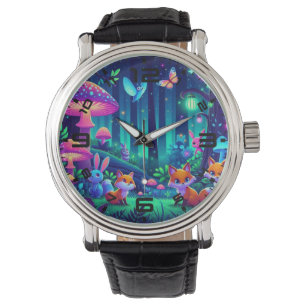 Montre Surveillance Vintage de la forêt vierge
