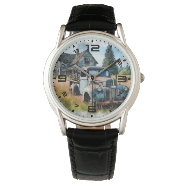 Montre Surveillance vintage des camions (devant)