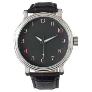 Montre Surveille noire sérieusement rétroactive