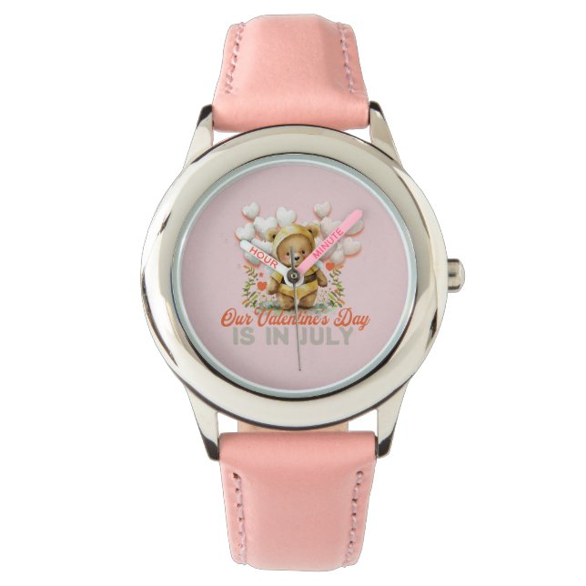 Montre Sweet Bear - Saint Valentin chaque mois (devant)