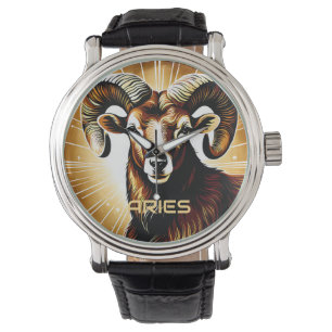 Montre Symbole astrologique Aries