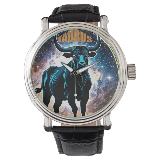 Montre Symbole astrologique de Taurus (devant)