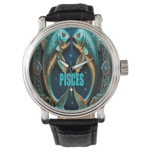 Montre Symbole astrologique Pisces