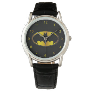 Montre Symbole Batman Logo de dégradé ovale