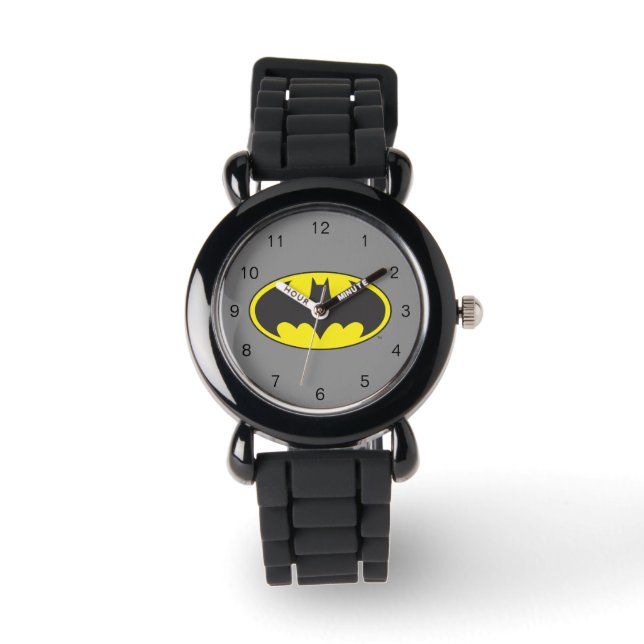 Montre Symbole Batman | Logo Oval de chauve-souris (Recto)