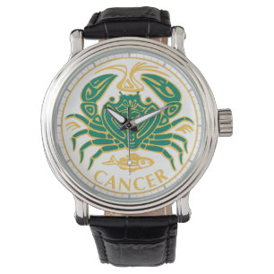 Montre Symbole cancéreux du Zodiaque
