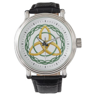Montre Symbole celtique de Trinity Knot Triquetra