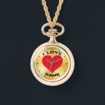 Montre Symbole d'amour du coeur rouge-18374<br><div class="desc">Symbole d'amour du coeur rouge-18374</div>