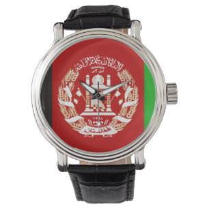 Montre Symbole de drapeau de pays de l'Afghanistan