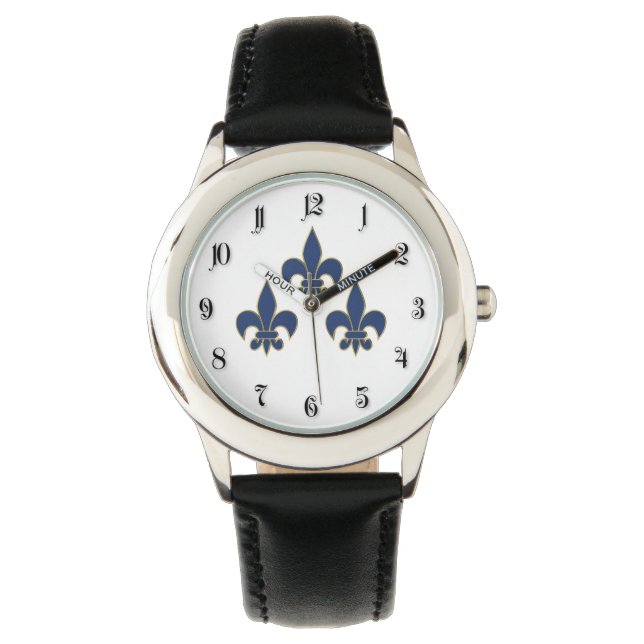 Montre Symbole de Fleur de Lis (devant)