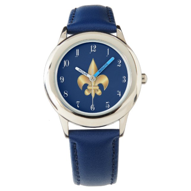Montre Symbole de Fleur de Lis (devant)