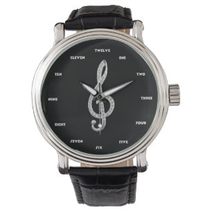 Montre Symbole de Gclef de piano
