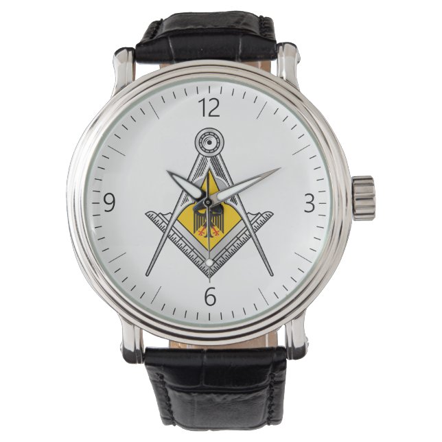 Montre Symbole de la franc-maçonnerie allemande (devant)