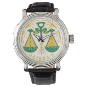 Montre Symbole de la Libra du Zodiaque