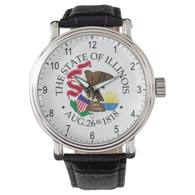 Montre Symbole de l'Illinois (devant)