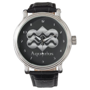 Montre Symbole de naissance de l'Aquarius Céleste Noeud 