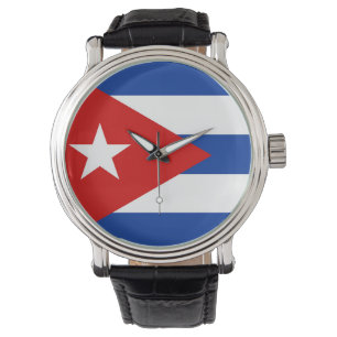 Montre symbole de nation de drapeau de pays du Cuba