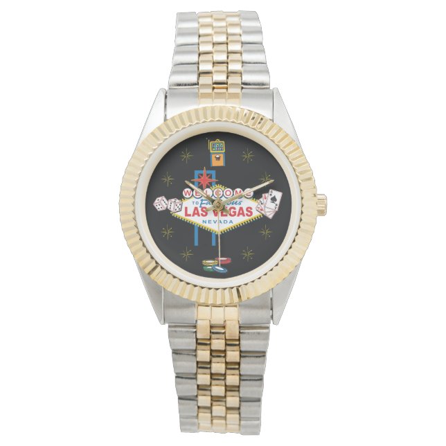 Montre SYMBOLE DES MOTS D'ACCUEIL À Las Vegas (devant)