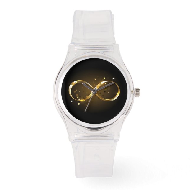 Montre Symbole d'infini doré (Recto)