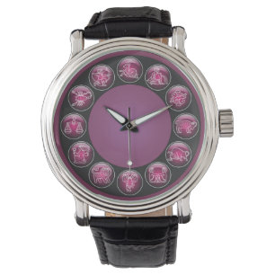 Montre Symbole du bouton Zodiac