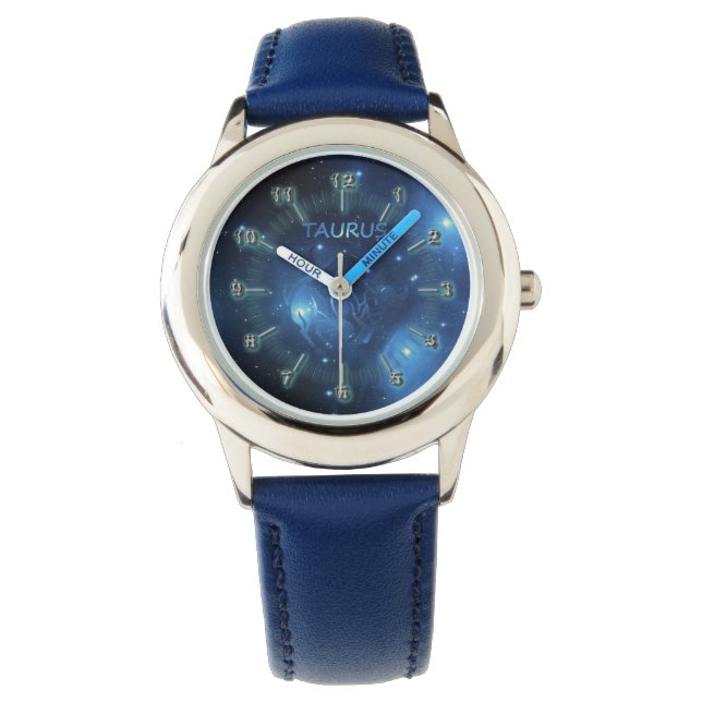 Montre Symbole du zodiaque de Taurus (devant)