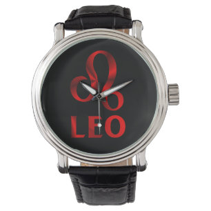 Montre Symbole rouge de Lion