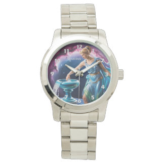 Montre SYMBOLE Zodiaque Aquarius | Dames de déesse grecqu
