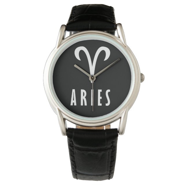Montre Symbole zodiaque d'Aries (devant)
