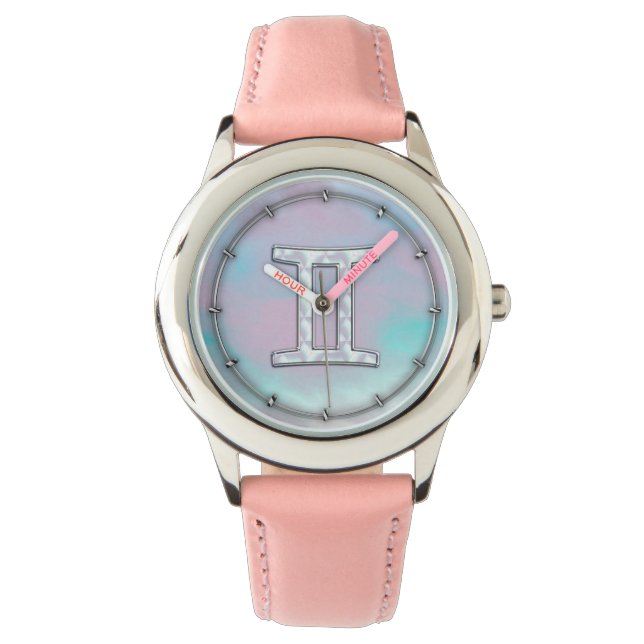 Montre Symbole zodiaque de Pearl Gemini (devant)