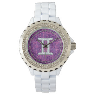 Montre SYMBOLE Zodiaque Pearl Gemini sur Camouflage numér