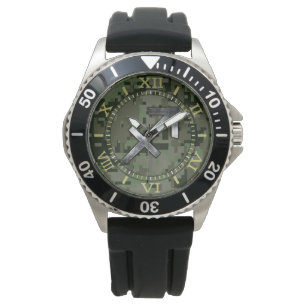 Montre Symbole zodiaque Sagittarius cadran numérique ver