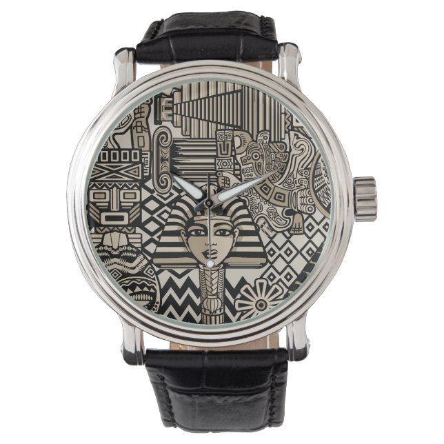 Montre Symboles historiques anciens Style de tatouage (devant)