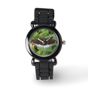 Montre Sympa Tropical Butterfly Parties scintillant Numér