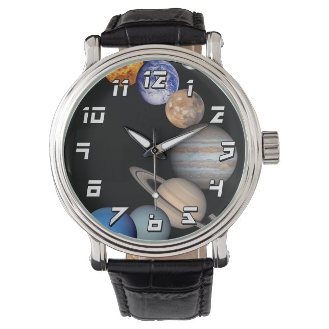 Montre Système solaire Montage JPL Planet Photos (devant)