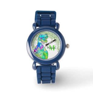 Montre T-Rex coloré personnalisé