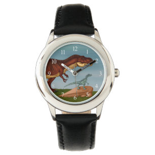 Montre T-Rex et Velociraptor