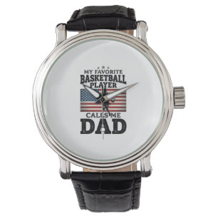 Montre T-Shirt à gravure vintage patriotique pour papa de