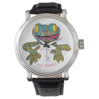 Montre T-shirt avec lézard