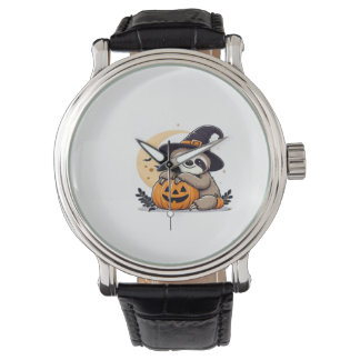 Montre T-shirt classique mignon motif Halloween de paress