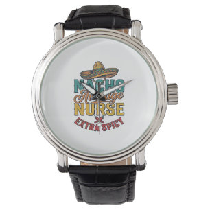 Montre T-shirt drôle d'infirmière extra épicée pas votre