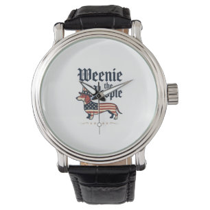 Montre T-Shirt Weenie le Peuple Dachshund Patriotique_1