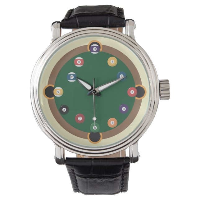 Montre Table de billard amusante (devant)