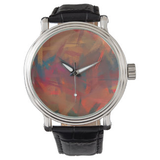 Montre Tableau coloré Abstrait #2