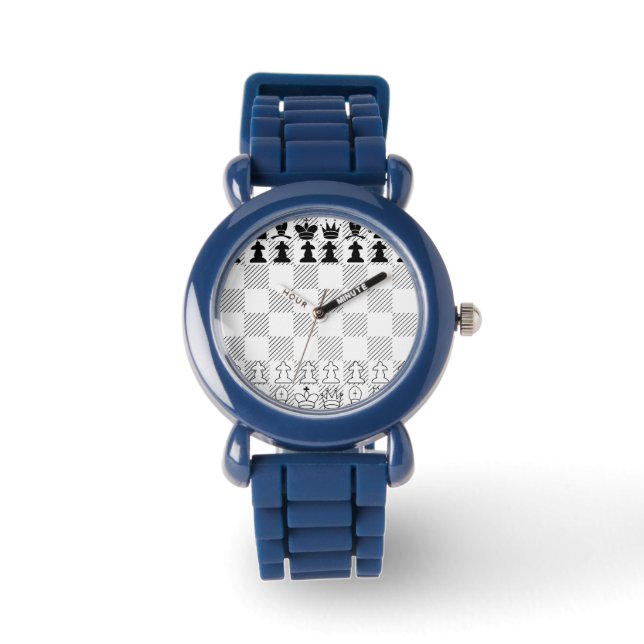 Montre Tableau d'échecs classique (Recto)