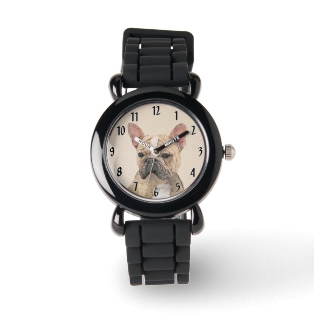 Montre Tableau Français Bulldog (Sable) - Joli Original D (Recto)