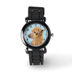 Montre Tableau Rhodesian Ridgeback - Art Chien original