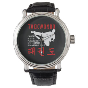Montre Taekwondo Tenets Martial Arts